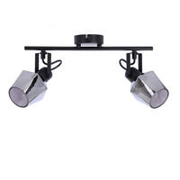 STRAHLER 44/9/22 cm   - Schwarz, Design, Glas/Metall (44/9/22cm)