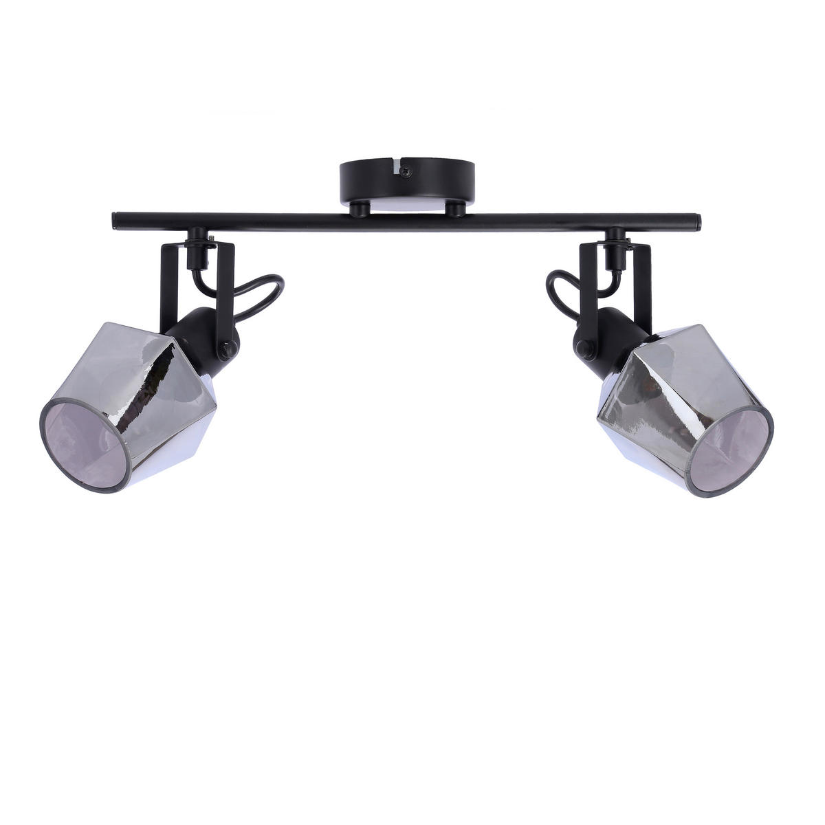 STRAHLER 44/9/22 cm   - Schwarz, Design, Glas/Metall (44/9/22cm)