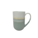 KAFFEEBECHER  480 ml   - Beige/Grün, Trend, Keramik (8,8/13,2cm) - Landscape
