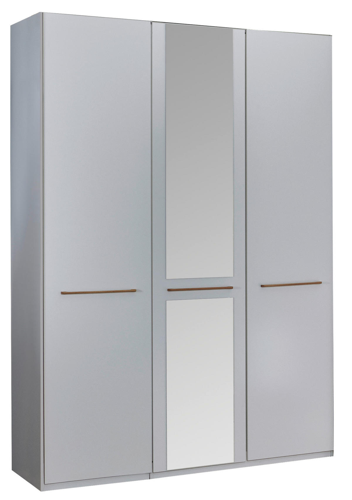 DREHTÜRENSCHRANK 150/216/58 cm 3-türig Weiß  - Eichefarben/Weiß, KONVENTIONELL, Glas/Holzwerkstoff (150/216/58cm) - Venda