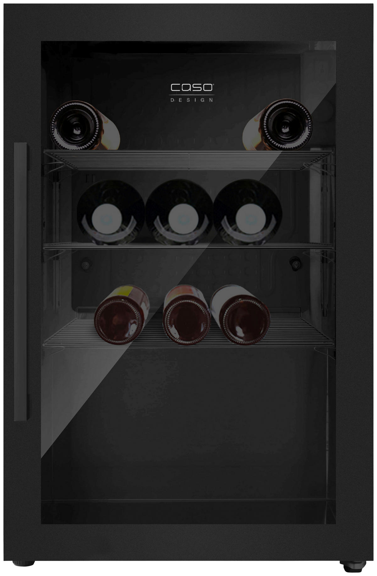 GETRÄNKEKÜHLSCHRANK 43/68/55,5 cm  - Schwarz, Basics, Metall (43/68/55,5cm) - CASO Design