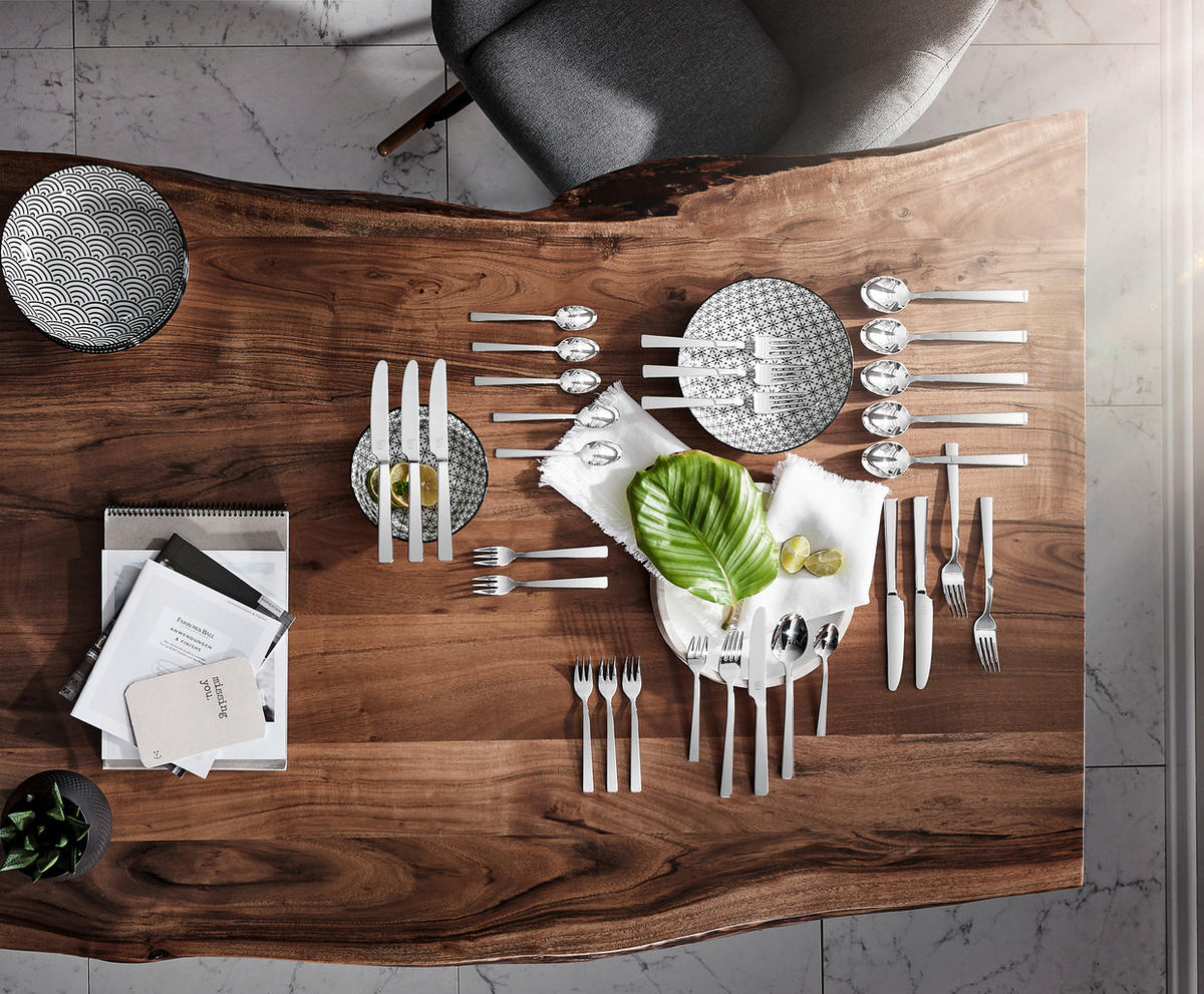 BESTECKSET King 30-teilig Edelstahl  - Silberfarben, Basics, Metall - Zwilling