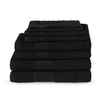 SADA RUČNÍKŮ A OSUŠEK, černá - černá, Konvenční, textil (20/20/28cm) - MID.YOU