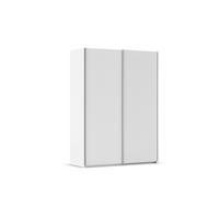 SCHWEBETÜRENSCHRANK 162/223/69 cm 2 Tür(en)-türig Weiß, Alufarben  - Alufarben/Weiß, Basics, Holzwerkstoff/Metall (162/223/69cm) - Rauch Möbel