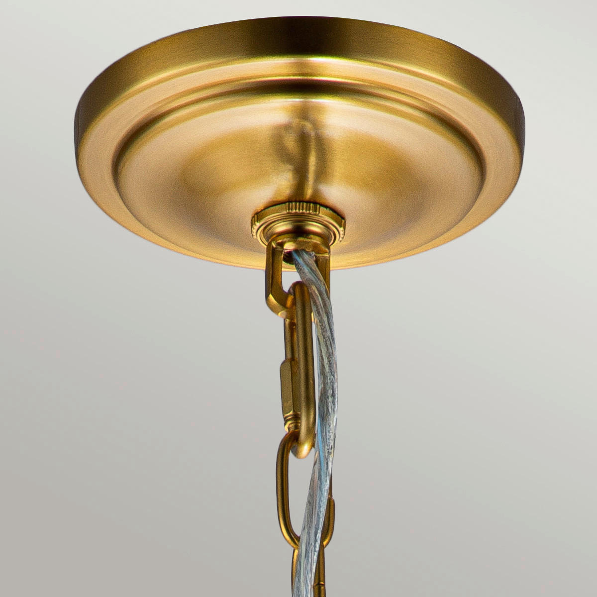 SUSPENSION 16.5/48.3 cm    - couleur laiton, Konventionell, métal (16.5/48.3cm) - Elstead Lighting