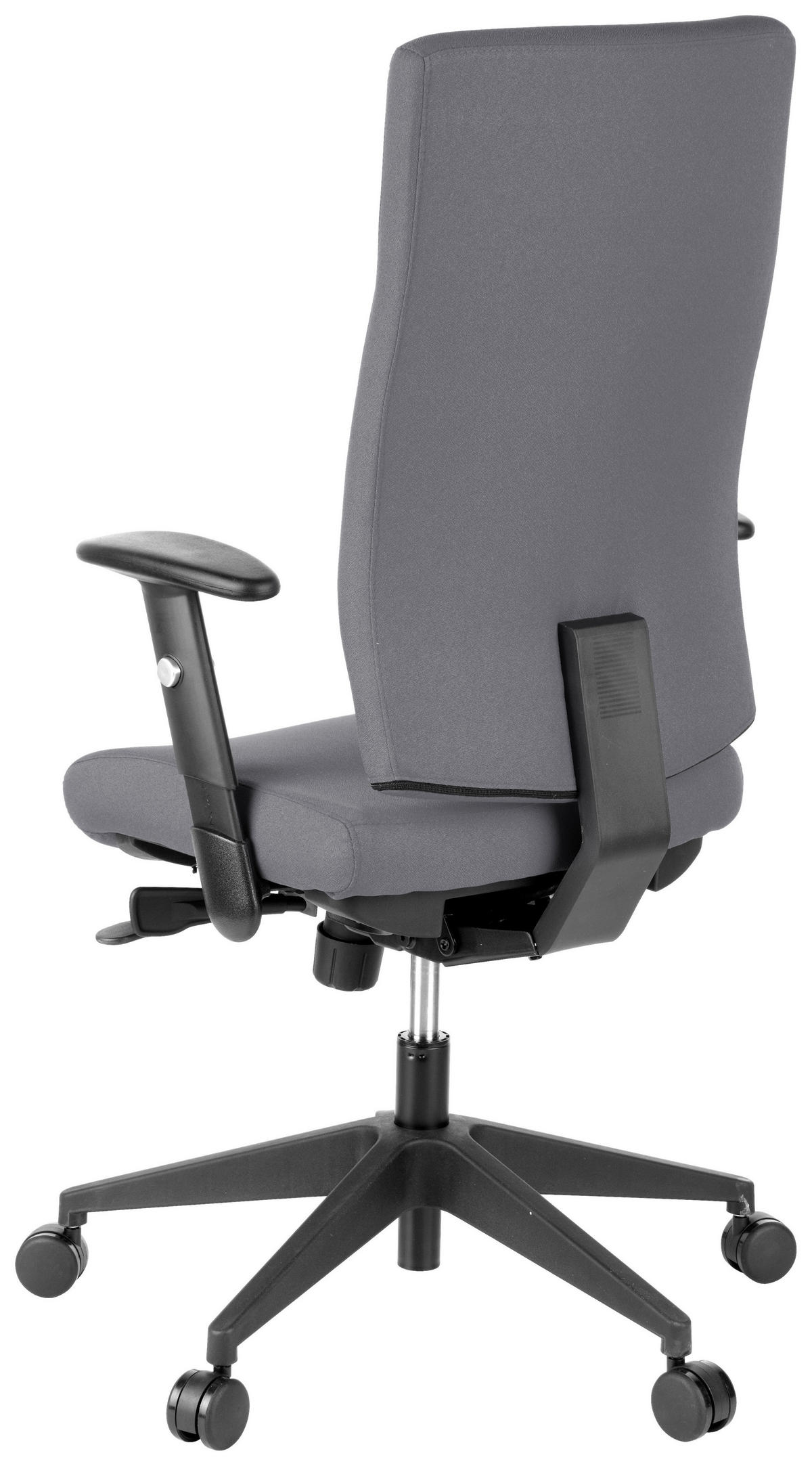VRTLJIVI STOL umetna masa, tekstil antracit  - antracit, Moderno, umetna masa/tekstil (57/125/53cm) - MID.YOU