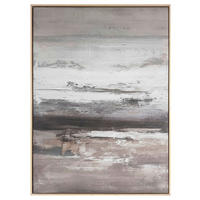 LEINWANDBILD Abstraktes Grau  - Grau, Design, Holzwerkstoff (78/100cm) - Reinders!