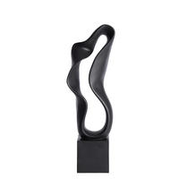 SKULPTUR - Schwarz, Basics, Kunststoff (21,5/15/69,5cm) - Light & Living