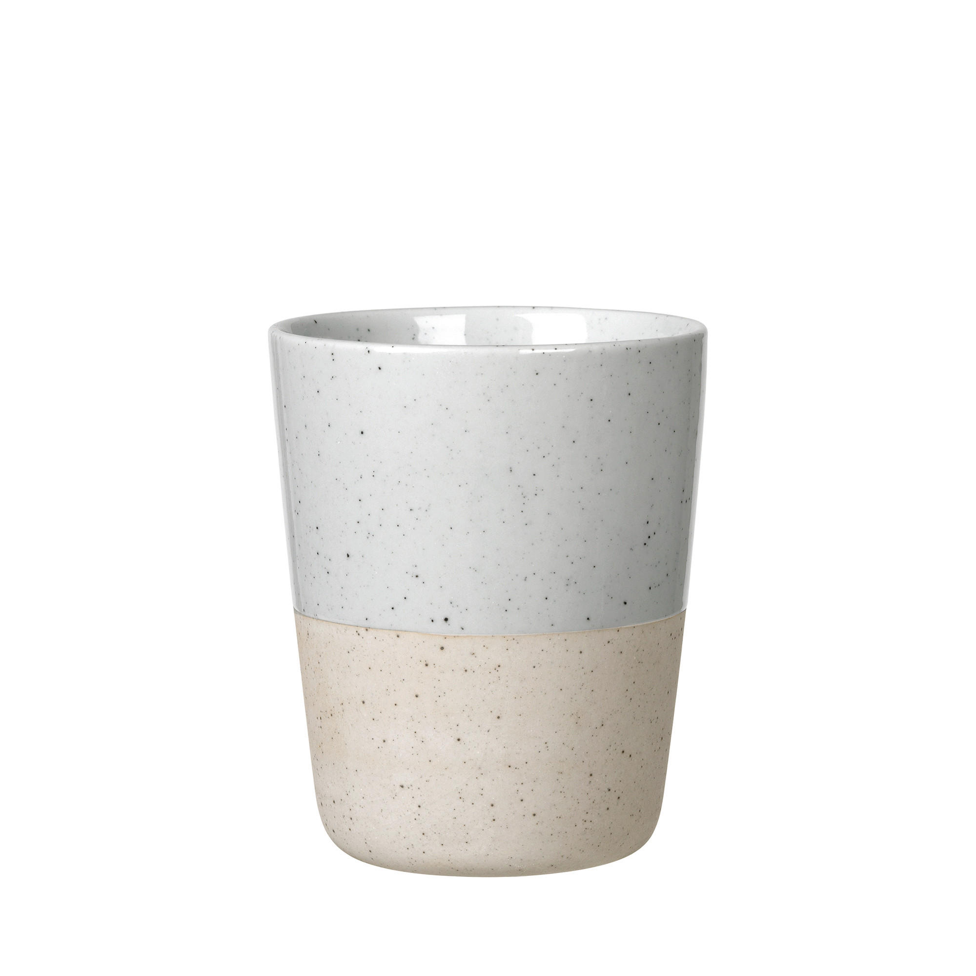 KAFFEEBECHER - Beige/Grau, Design, Keramik (8/11cm) - Blomus