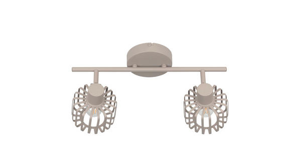 STRAHLER 44,4/12,5/22,3 cm - Grau, KONVENTIONELL, Metall (44,4/12,5/22,3cm) - Novel