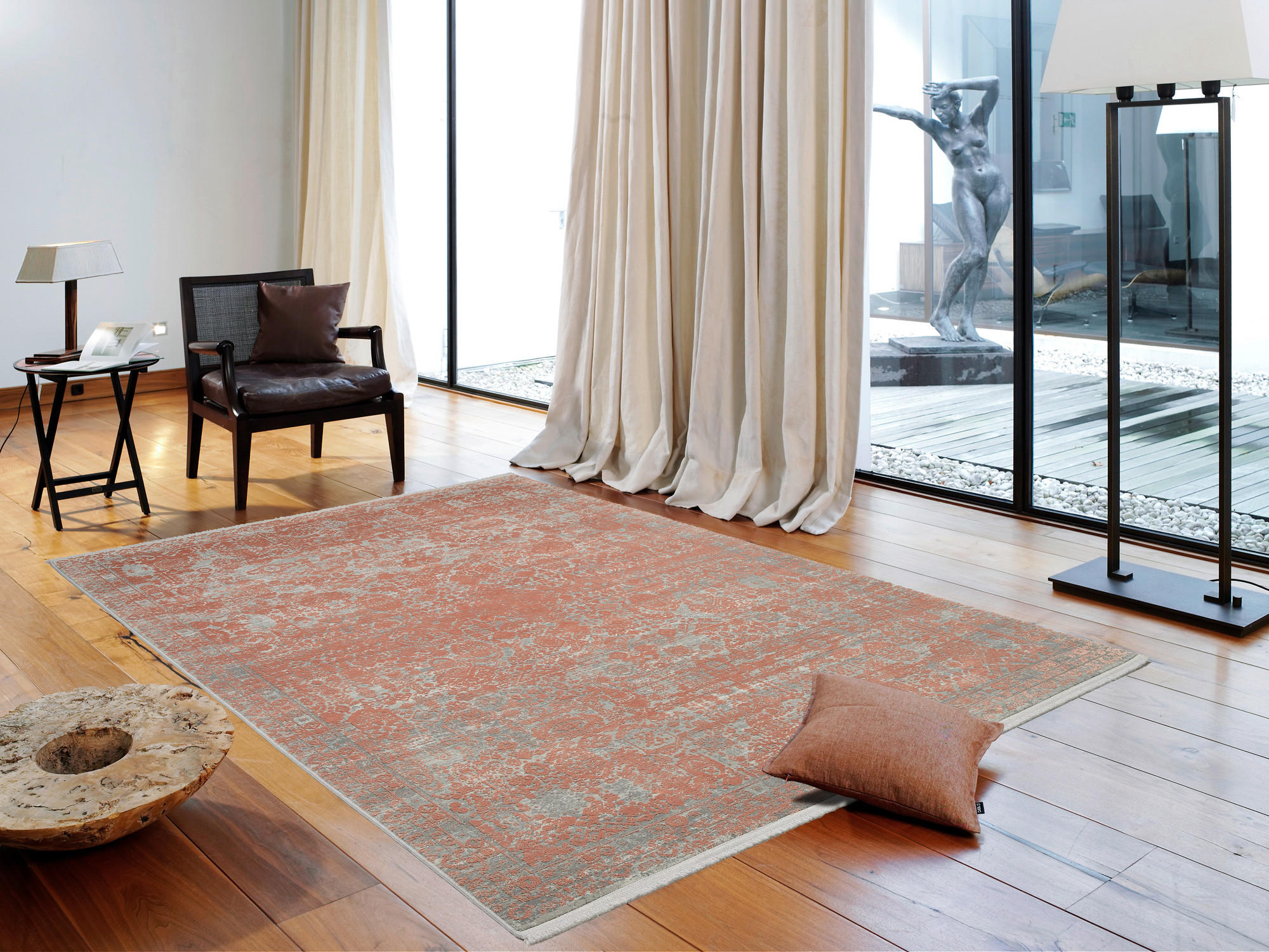 WEBTEPPICH 200/290 cm Colore Rosa  - Rosa, LIFESTYLE, Textil (200/290cm) - Dieter Knoll