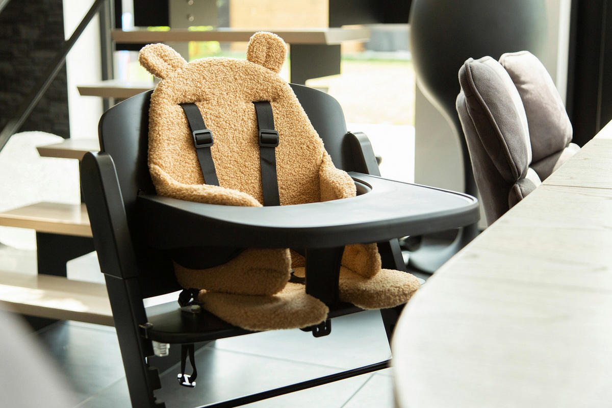 HOCHSTUHLEINLAGE Evolu Teddy Braun  - Braun, Basics, Textil (65/2,5/58cm) - Childhome