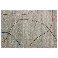 SZŐTT SZŐNYEG   - krémszínű/terrakotta, Design, textil (160/230cm) - Novel