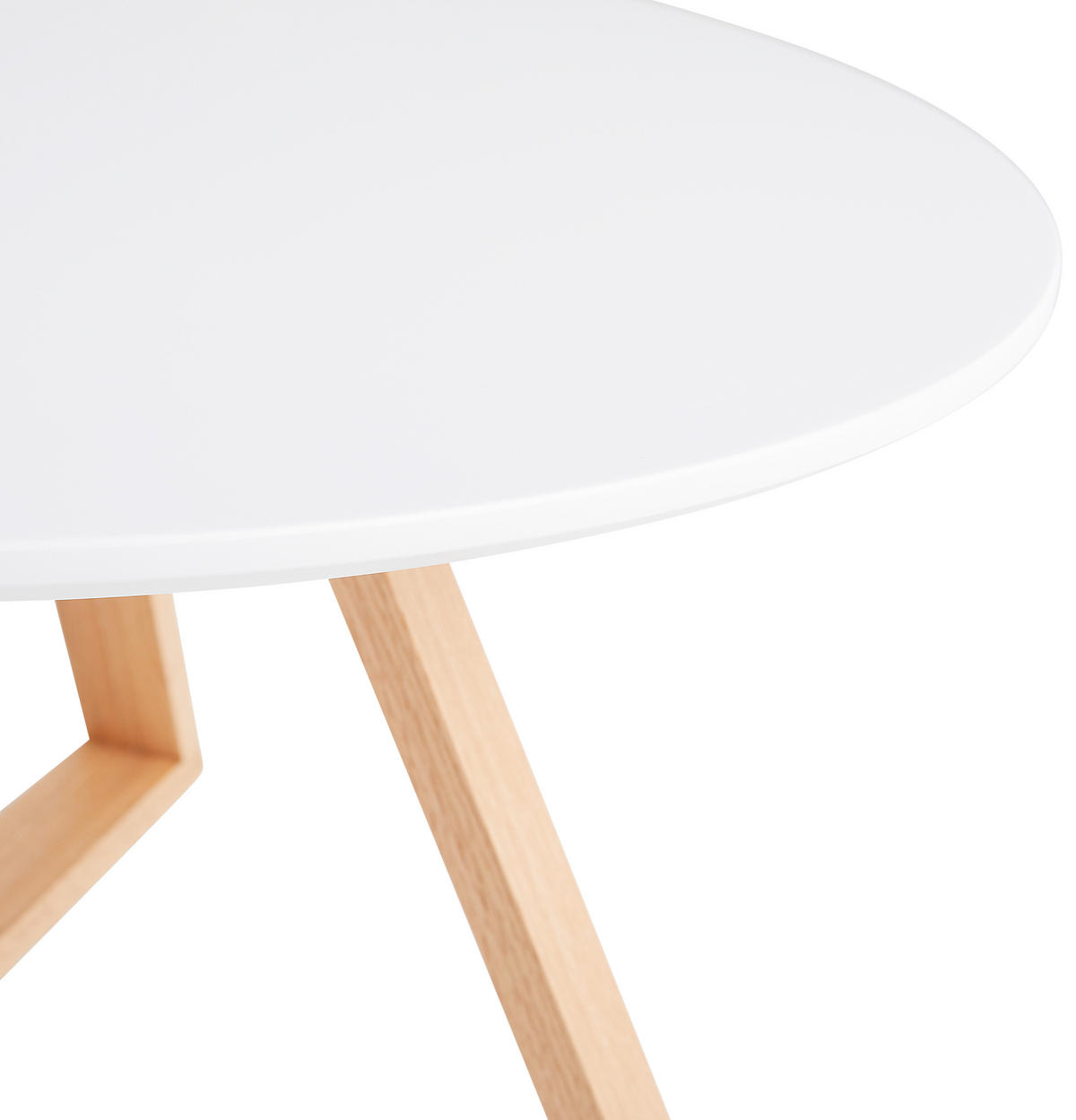 TABLE BASSE in Holz, Holzwerkstoff 80/80/39 cm  - couleur de chêne/blanc, Modern, bois/matériau de bois (80/80/39cm) - MID.YOU