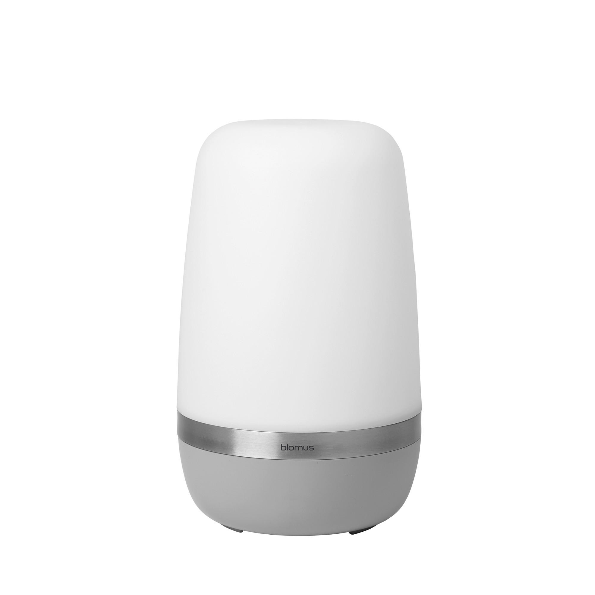 LED-TISCHLEUCHTE 15,3/24,8 cm   - Platinfarben, Design, Kunststoff/Metall (15,3/24,8cm) - Blomus