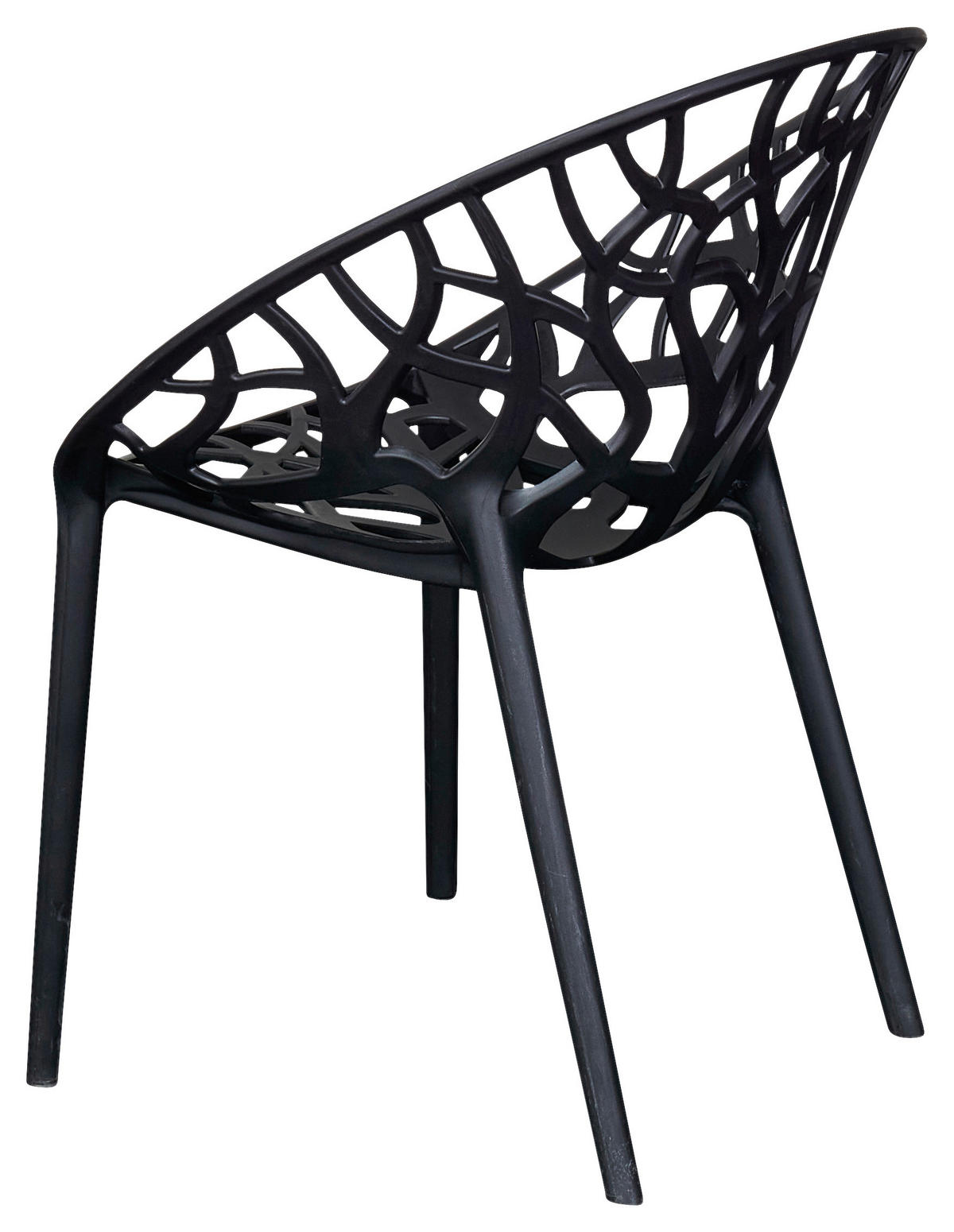 STAPELSTUHL Schwarz  - Schwarz, Design, Kunststoff (60,5/79/58cm) - Ambia Garden