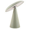 AKKU-TISCHLEUCHTE Phoebe 23/26/23 cm   - Grün, Basics, Kunststoff (23/26/23cm) - Leitmotiv