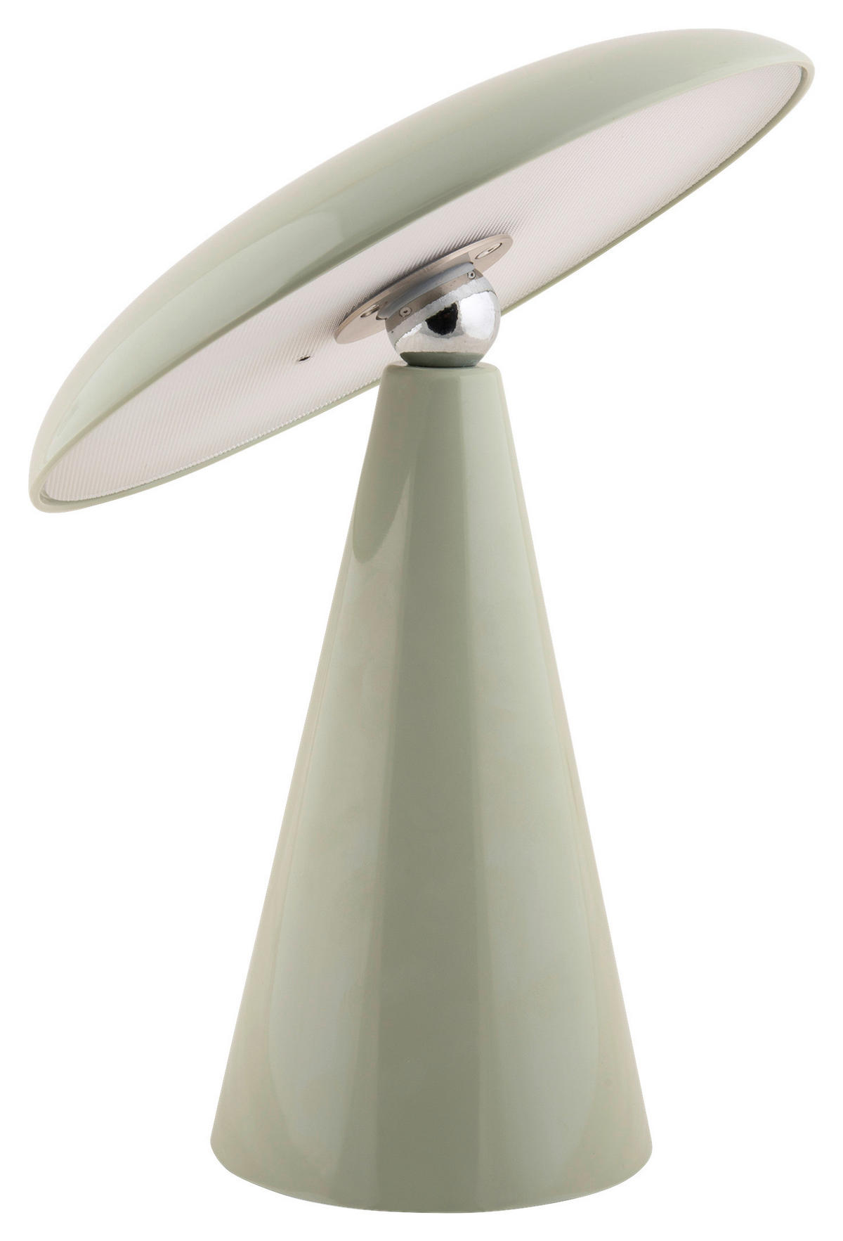 AKKU-TISCHLEUCHTE Phoebe 23/26/23 cm   - Grün, Basics, Kunststoff (23/26/23cm) - Leitmotiv