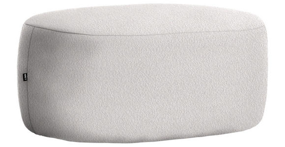 HOCKER in Textil Altrosa - Schwarz/Altrosa, MODERN, Kunststoff/Textil (88/43/66cm) - Hom`in