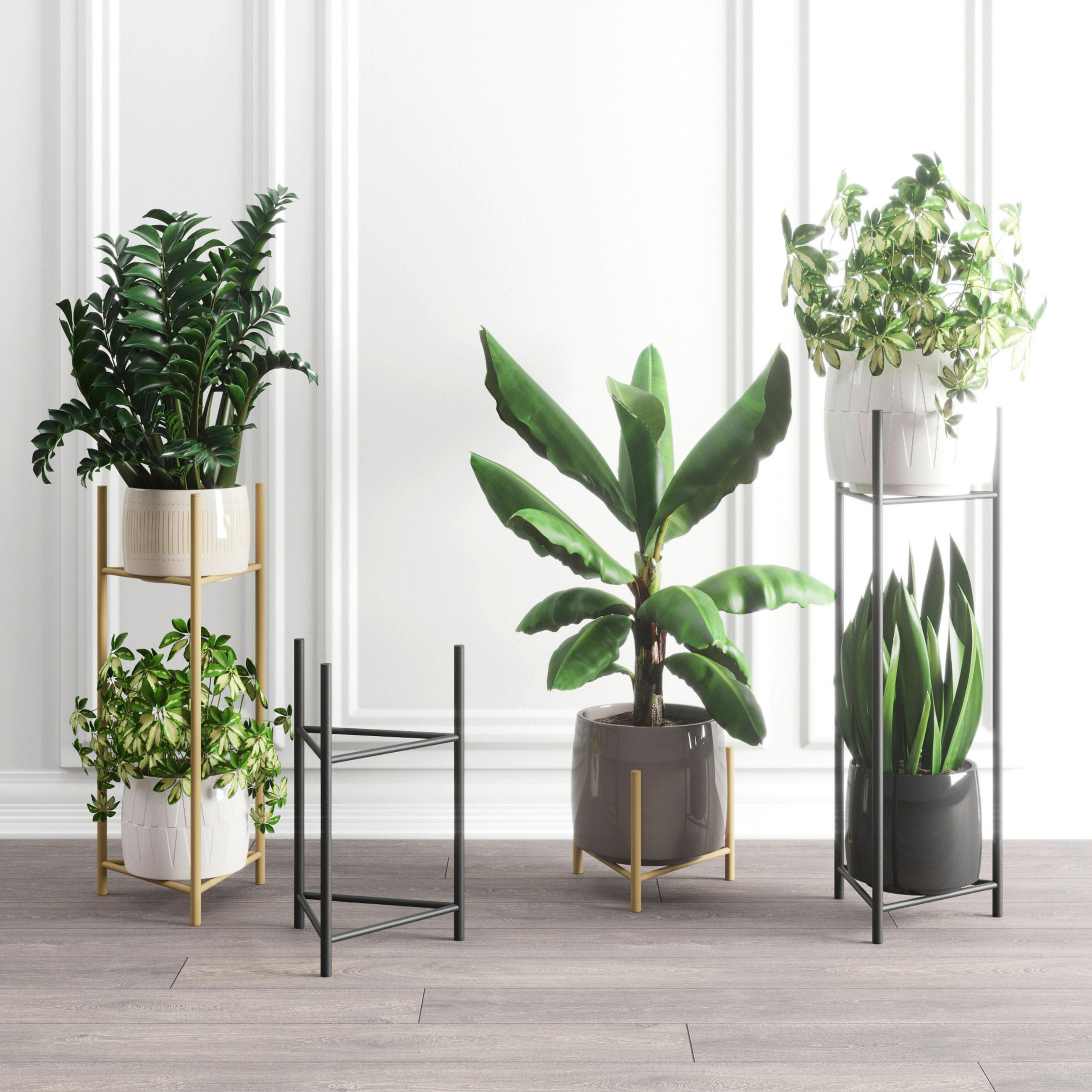 BLUMENSTÄNDER Metall  - Basics, Metall (23/60/23cm)