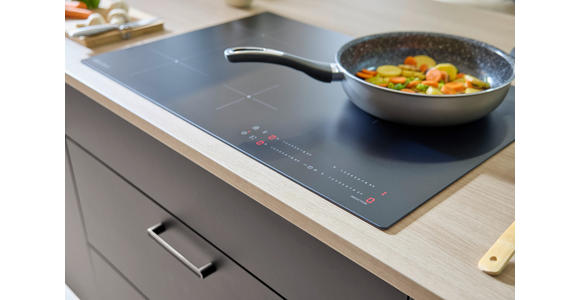 INDUKTIONSKOCHFELD DKEI8470IM  - Schwarz, Basics, Glas/Metall (77,7/4,9/51cm) - Dieter Knoll