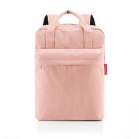 RUCKSACK Allday backpack M cord blush  - Altrosa, Basics, Textil (30/39/13cm) - Reisenthel