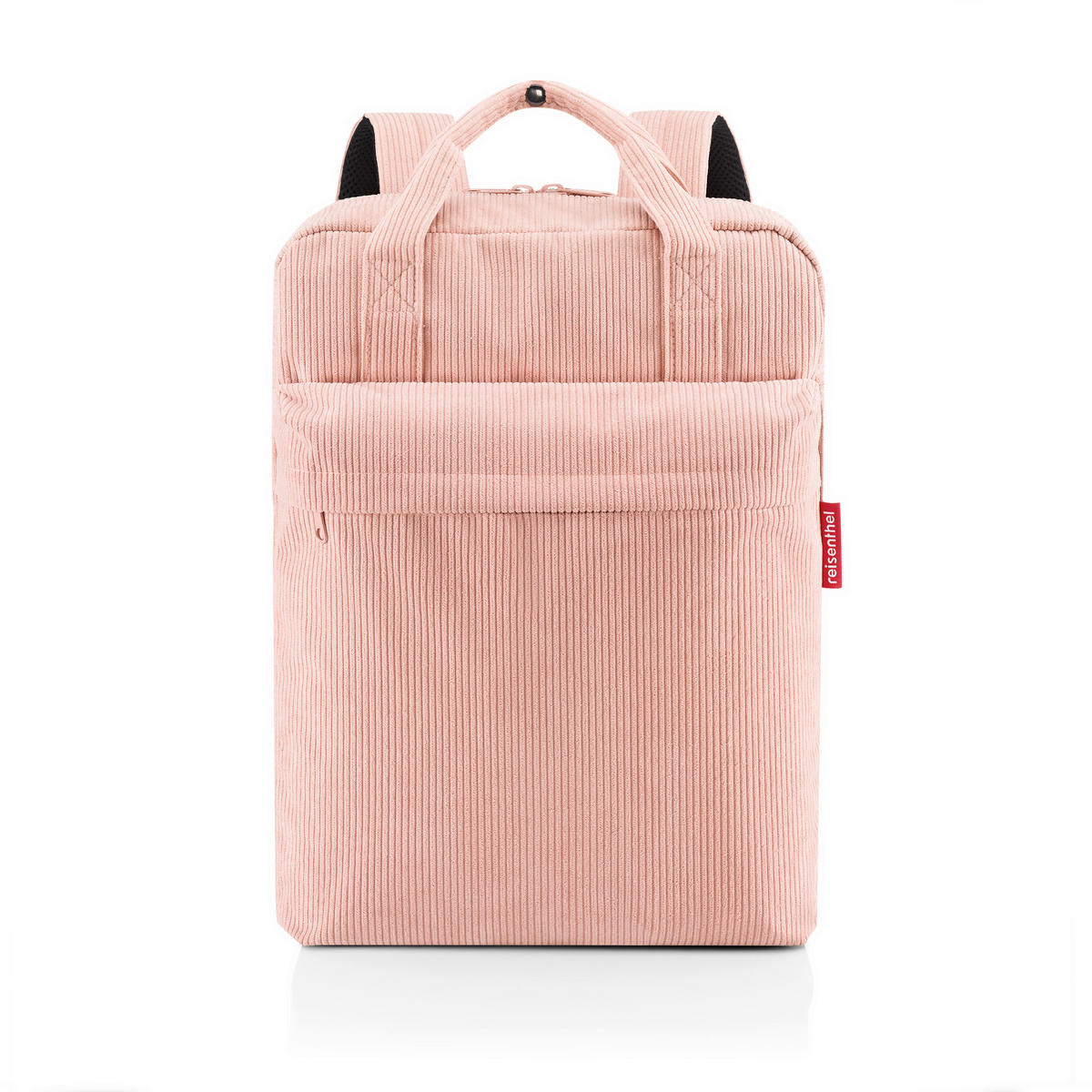 RUCKSACK Allday backpack M cord blush  - Altrosa, Basics, Textil (30/39/13cm) - Reisenthel