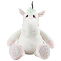 KUSCHELTIER Unicorn Rainbow  - Rosa/Weiß, Basics, Textil (25cm) - My Baby Lou