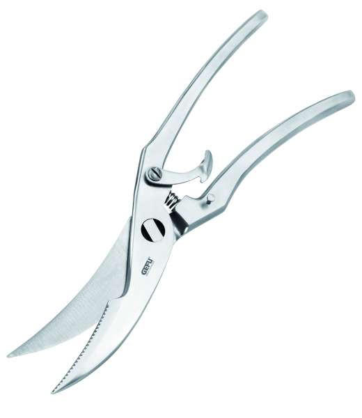 ŠKARE ZA PERAD  - boje oplemenjenog čelika, Basics, metal (26cm) - Gefu
