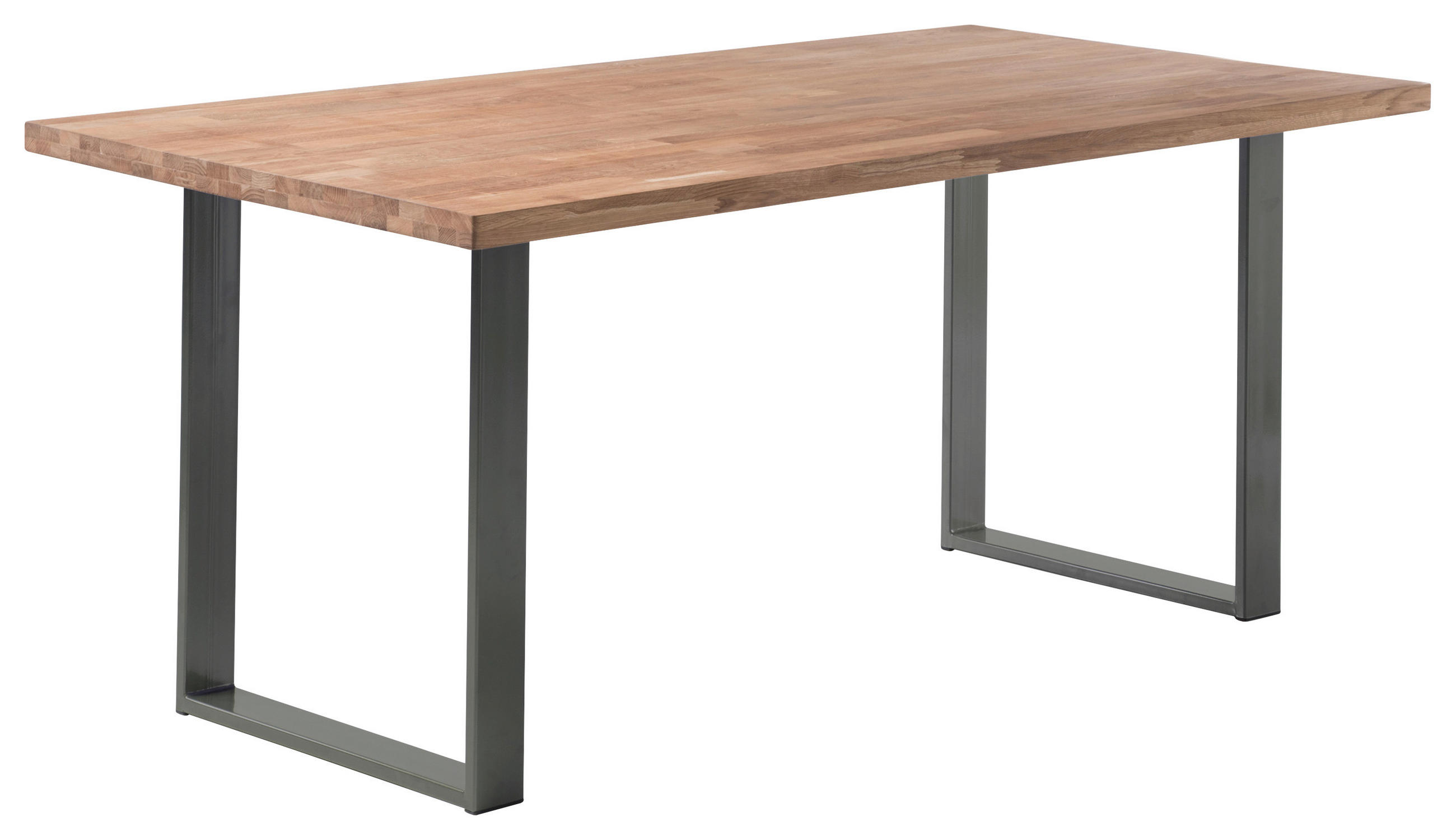 JEDÁLENSKÝ STÔL, dub, antracitová, farba duba, 180/90/76 cm - farba duba/antracitová, Modern, kov/drevo (180/90/76cm) - MID.YOU