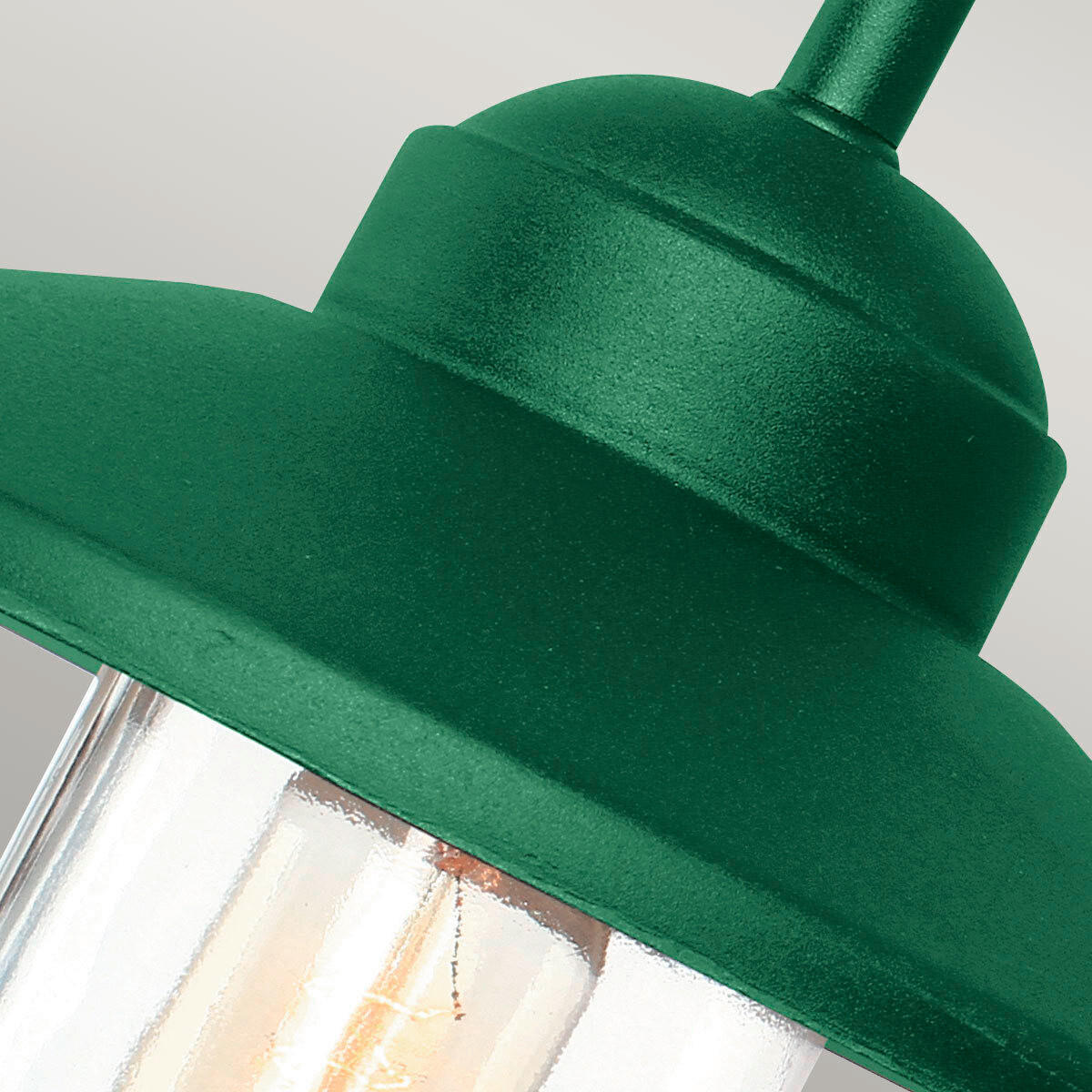 AUSSENWANDLEUCHTE - Grün, Konventionell, Glas/Metall (42/27.5/25.5cm) - Elstead Lighting