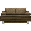 SCHLAFSOFA in Webstoff Hellgrün  - Chromfarben/Hellgrün, Design, Textil/Metall (194/96/86cm) - Novel