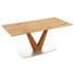 ESSTISCH Wildeiche rechteckig Eichefarben, Silberfarben - Eichefarben/Silberfarben, Design, Holz/Metall (180/90/76cm) - Ambiente ESSTISCH Wildeiche rechteckig Eichefarben, Silberfarben - Eichefarben/Silberfarben, Design, Holz/Metall (180/90/76cm) - Ambiente