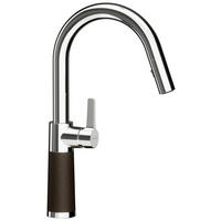 KÜCHENARMATUR 555120BRO  - Chromfarben/Bronzefarben, Basics, Stein/Metall (5,2/37,7/20cm) - Schock