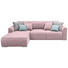 WOHNLANDSCHAFT in Textil, Holzwerkstoff Pink, Hellrosa - Pink/Hellrosa, Design, Holzwerkstoff/Kunststoff (206/294cm) - Carryhome WOHNLANDSCHAFT in Textil, Holzwerkstoff Pink, Hellrosa - Pink/Hellrosa, Design, Holzwerkstoff/Kunststoff (206/294cm) - Carryhome