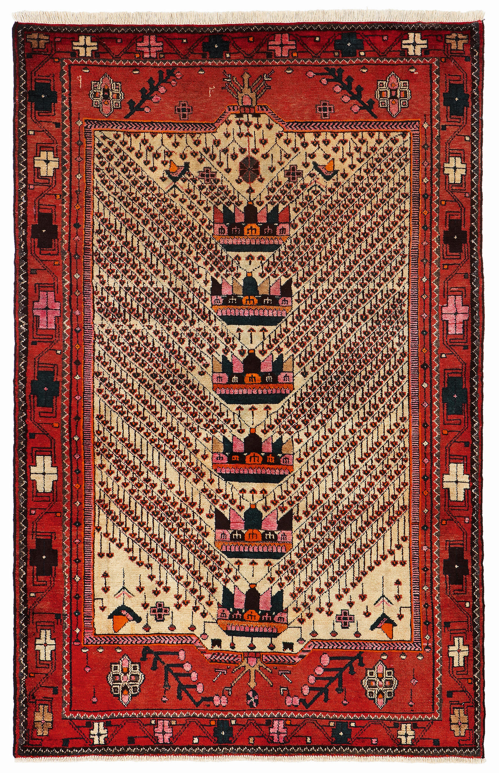ORIENTALSKA PREPROGA      110-150/190-250 cm     rdeča  - rdeča, Trendi, tekstil (110-150/190-250cm)