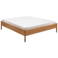 BETT 140/200 cm,  in Wildeiche  - Wildeiche, KONVENTIONELL, Holz (140/200cm) - Linea Natura