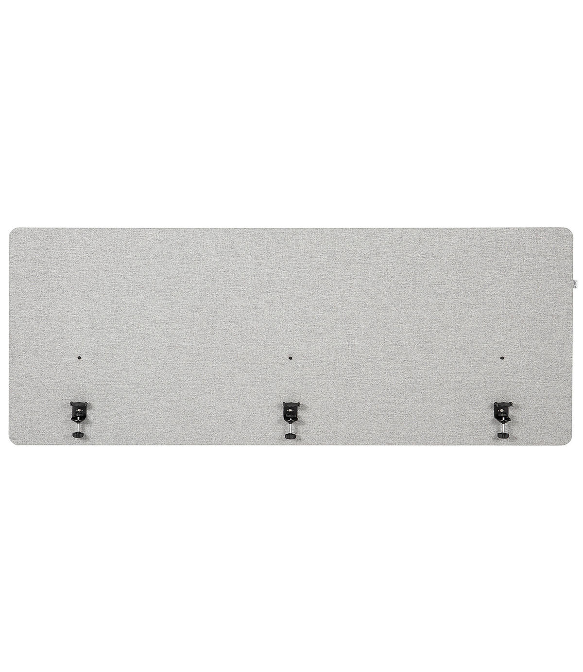 TRENNWAND Kunststoff, Textil, Metall Hellgrau  - Hellgrau, Basics, Kunststoff/Textil (160/62/2cm) - MID.YOU