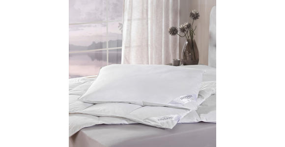 3-KAMMER-POLSTER 70/90 cm   - Weiß, Basics, Textil (70/90cm) - Sleeptex