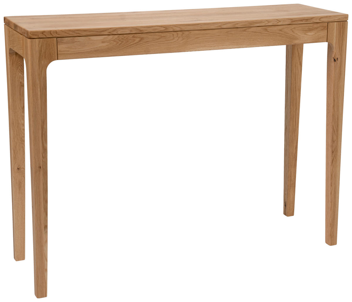 KONSOLENTISCH in Holz 100/30/80 cm    - Wildeiche, Basics, Holz (100/30/80cm)