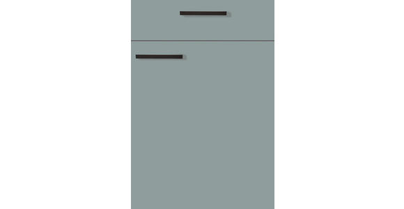 ECKKÜCHE 225/200 cm  in Weiß, Hellblau, Hellgrün  - Edelstahlfarben/Pastellblau, Design, Holzwerkstoff/Metall (225/200cm) - Xora