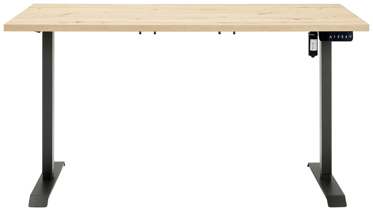 SCHREIBTISCHPLATTE 150/69/3 cm  in Eiche Artisan  - Eiche Artisan, Design, Holzwerkstoff (150/69/3cm) - Carryhome