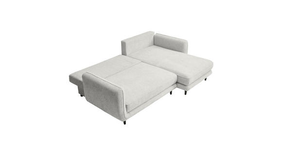 ECKSOFA in Struktur Naturfarben  - Schwarz/Naturfarben, KONVENTIONELL, Holz/Textil (247/170cm) - Carryhome