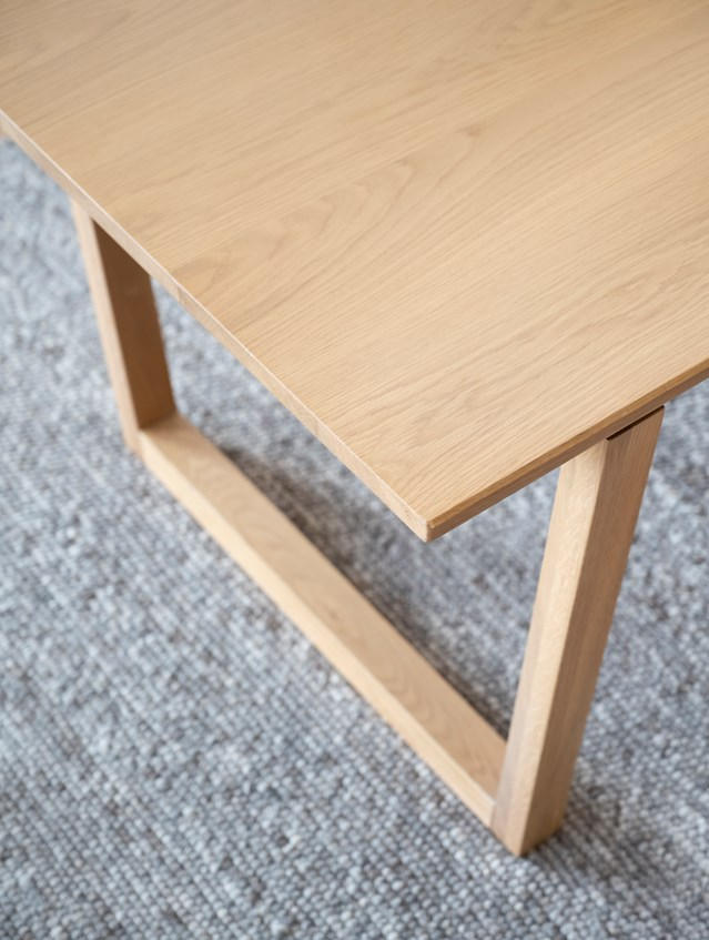 MATBORD i trä 215/96/75 cm - ekfärgad, Klassisk, trä (215/96/75cm) - Rowico