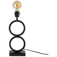 TISCHLEUCHTE Stelios 15/10/36 cm   - Schwarz, Design, Metall (15/10/36cm) - Light & Living