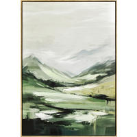 ÖLGEMÄLDE Landschaft & Natur 80/120 cm  - Naturfarben/Grün, LIFESTYLE, Holzwerkstoff/Kunststoff (80/120cm) - Monee