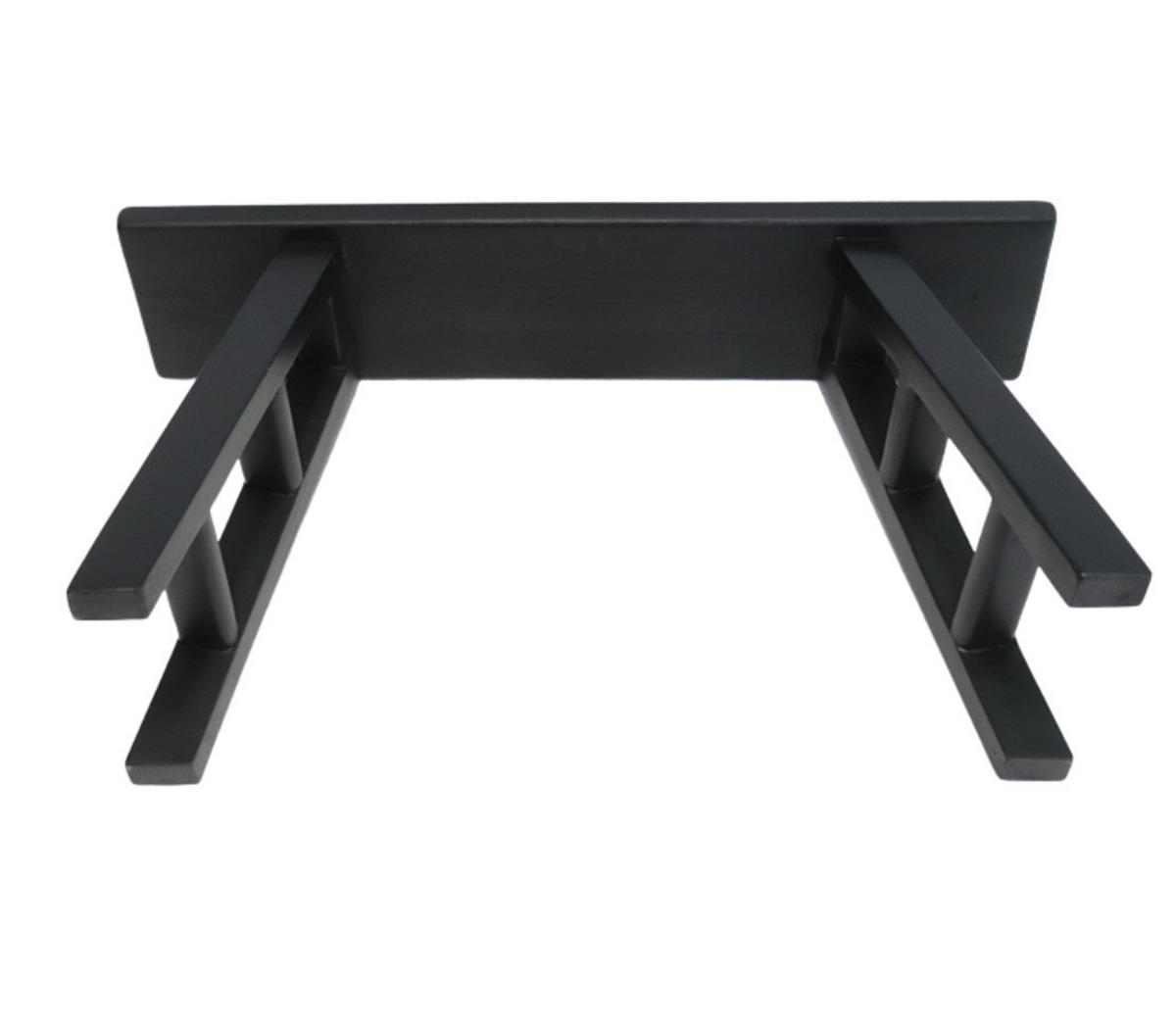 TABURETOVÁ LAVICE, dřevo, 90/50/25 cm - černá, Design, dřevo (90/50/25cm) - Livetastic