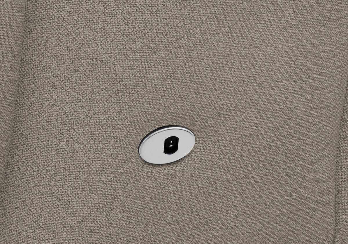 RELAXAČNÍ KŘESLO, textil, šedohnědá - černá/šedohnědá, Basics, textil/plast (76/110/84cm) - Sit & More