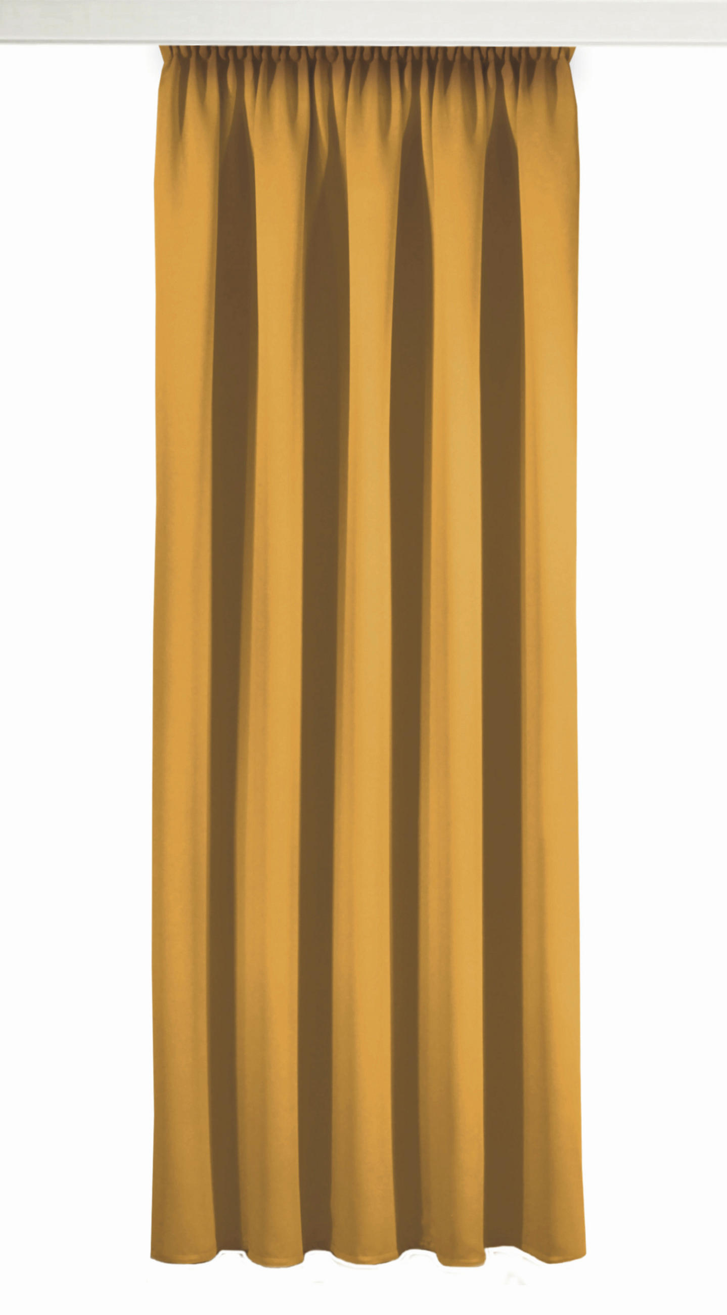 FERTIGVORHANG  black-out (lichtundurchlässig)  140/245 cm   - Goldfarben, Basics, Textil (140/245cm)