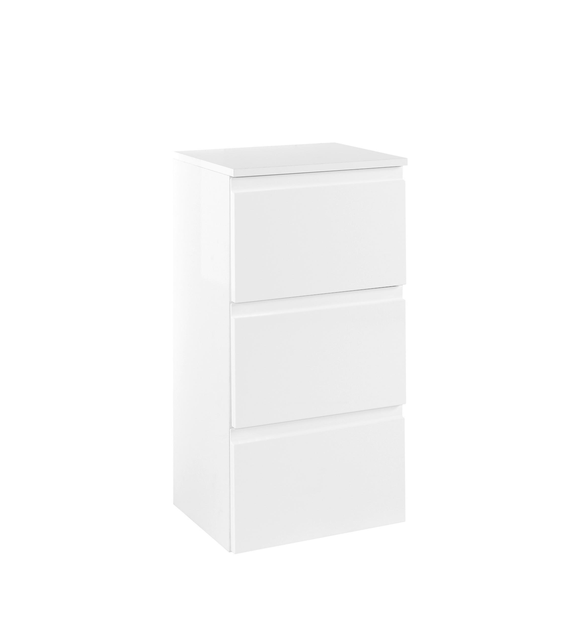 Xora Unterschrank Weiß 40x79x35 cm